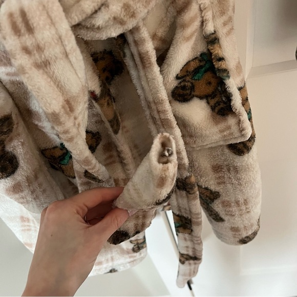 Plaid Teddy Bear Robe - Picture 4 of 5